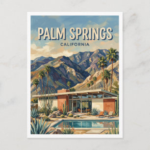 Palm Springs Midcentury Modern District California Postcard