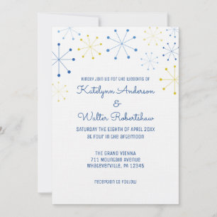 Palm Springs Midcentury Modern Vintage Invitation