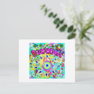 Palm Springs “Mystic Dance”  Holiday Postcard