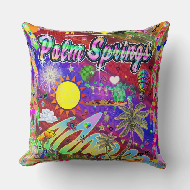Palm Springs “Nu Era” Pillow (Front)