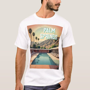 "Palm Springs Pool T-Shirt – Palm Tree Vibes"
