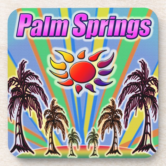 Palm Springs Summer Love Coaster (Front)