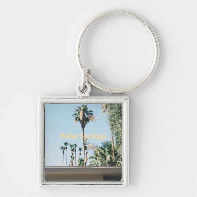 Palm Springs Travel Souvenir Key Ring (Front)