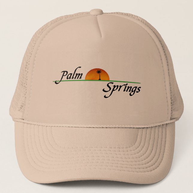 Palm Springs Trucker Hat (Front)