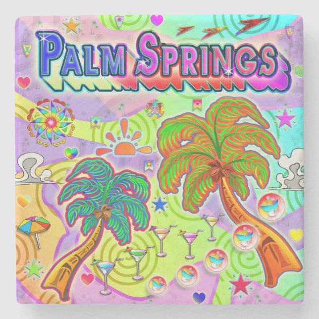Palm Springs Vacation Target Coaster (Front)