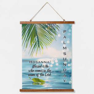 Palm Sunday Hosanna Scripture Hanging Tapestry