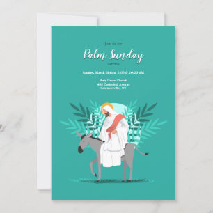 Palm Sunday Invitation