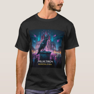 Palm Tech Barcelona - Cyberpunk Sagrada Familia & T-Shirt