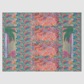 Palm Tree Abstract Tissue Paper