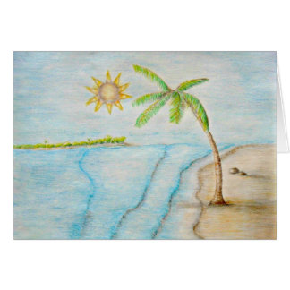 palm tree and beach