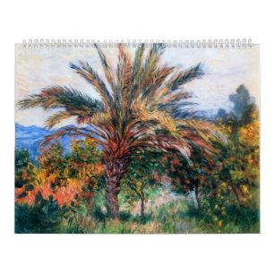 Palm Tree at Bordighera - Claude Monet Calendar