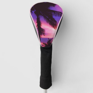 Palm Tree at Sunset Golf Head Cover