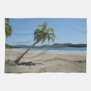 Palm Tree at the Beach Tea Towel