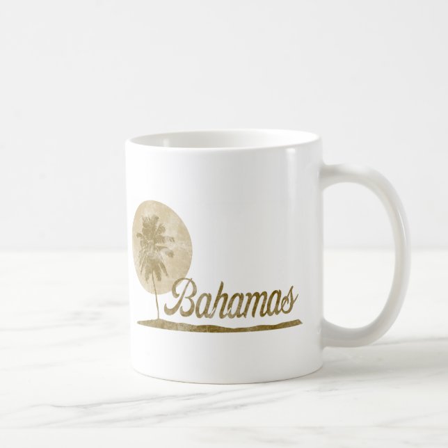 Palm Tree Bahamas Coffee Mug (Right)