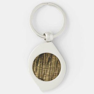 Palm Tree Bark Key Ring