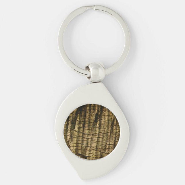 Palm Tree Bark Key Ring (Front)