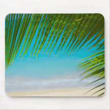 Palm Tree Beach Mousepad