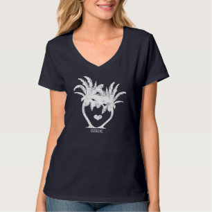 Palm Tree Beach Wedding T-Shirt