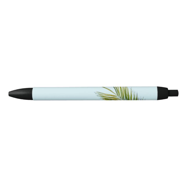 Palm tree branch black ink pen (Front)