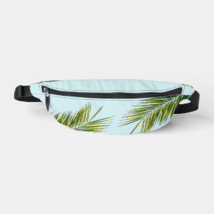 Palm tree branch bum bags