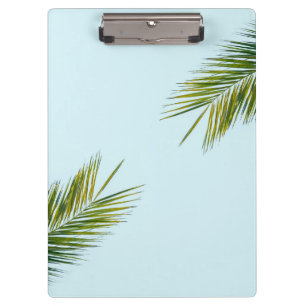 Palm tree branch clipboard