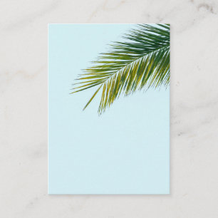 Palm tree branch enclosure card