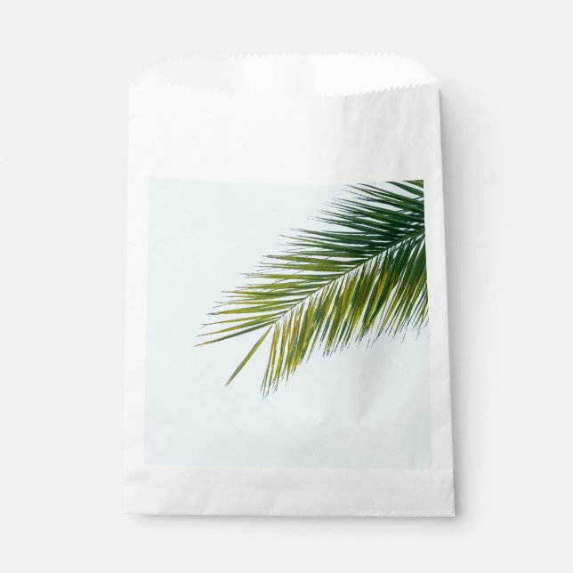 Palm tree branch favour bags (Front)