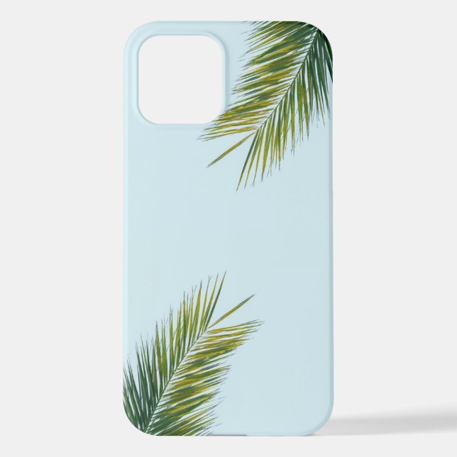 Palm tree branch iPhone case (Back)