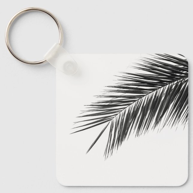 Palm tree branch key ring (Front)