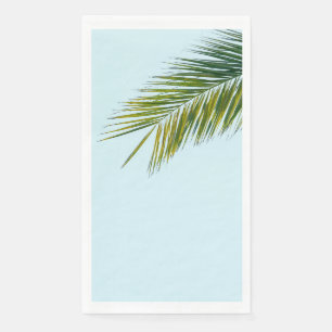 Palm tree branch napkin