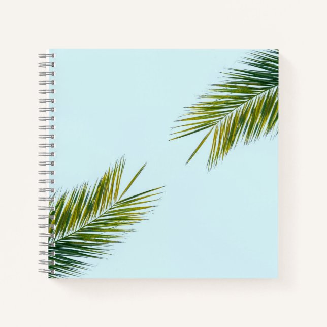 Palm tree branch notebook (Front)