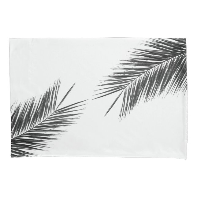 Palm tree branch pillowcase (Front)