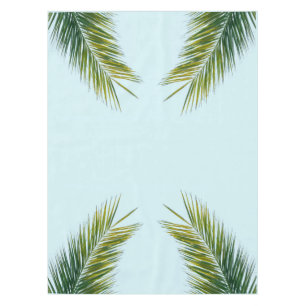 Palm tree branch tablecloth