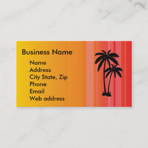 Palm Tree Business Card
