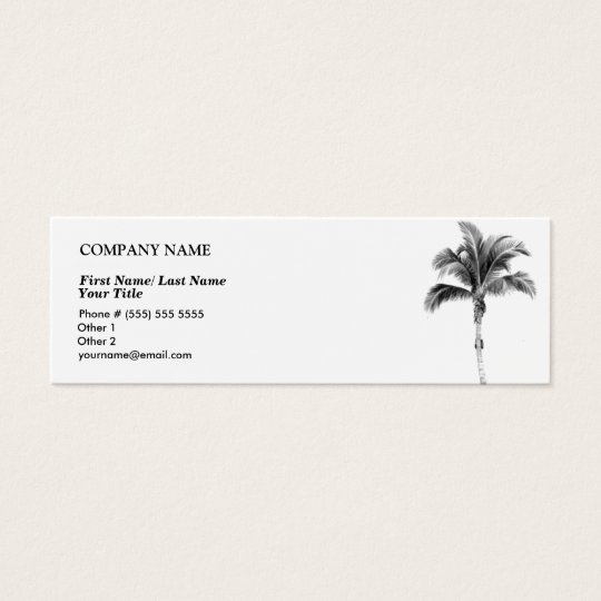 Palm Tree Business Card