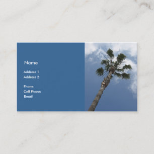 Palm Tree Business Card