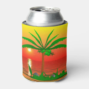 Palm Tree Can Cooler