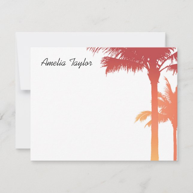 Palm Tree Card (Front)