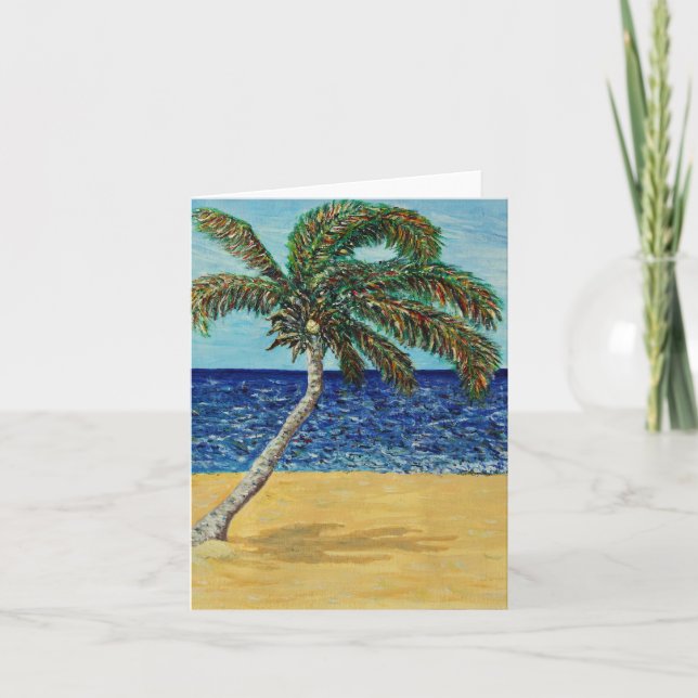 Palm Tree Card (Front)