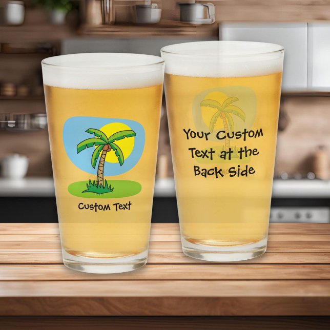 Palm Tree Cartoon Glass (Creator Uploaded)