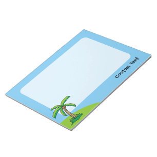 Palm Tree Cartoon Notepad
