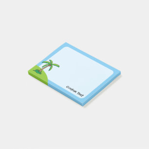 Palm Tree Cartoon Post-it Notes