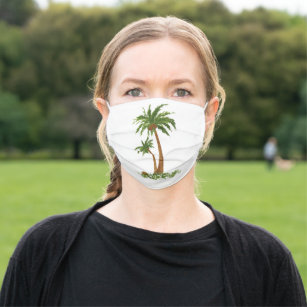 Palm Tree Cloth Face Mask