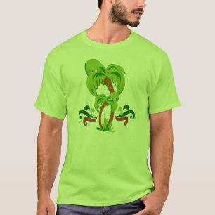 Palm Tree Cute Art Beach Lifestyle Fun T-Shirt
