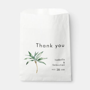 Palm Tree Destination Modern Wedding Favour Bags