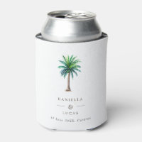 Palm Tree Destination Wedding Names & Date Can Coo
