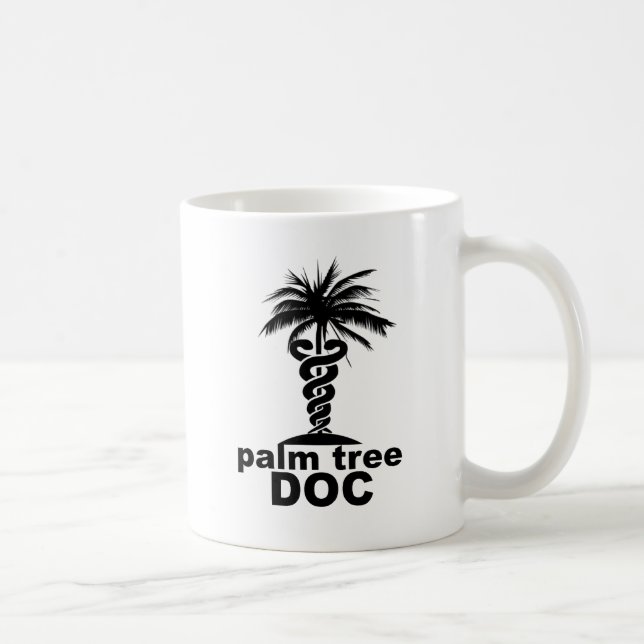 Palm Tree Doc Coffee Mug (Right)