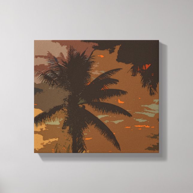 Palm Tree Dreams 1 Canvas Print (Front)