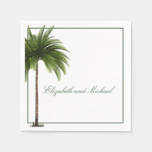 Palm Tree Elegant Modern Chic  Napkin