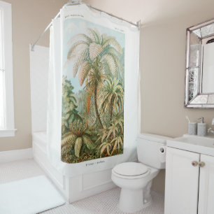 Palm Tree Ernst Haeckel   Shower Curtain